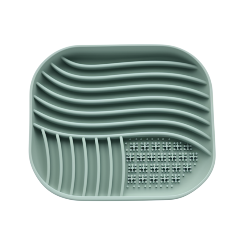 Silicone mat with textured surface on a white background